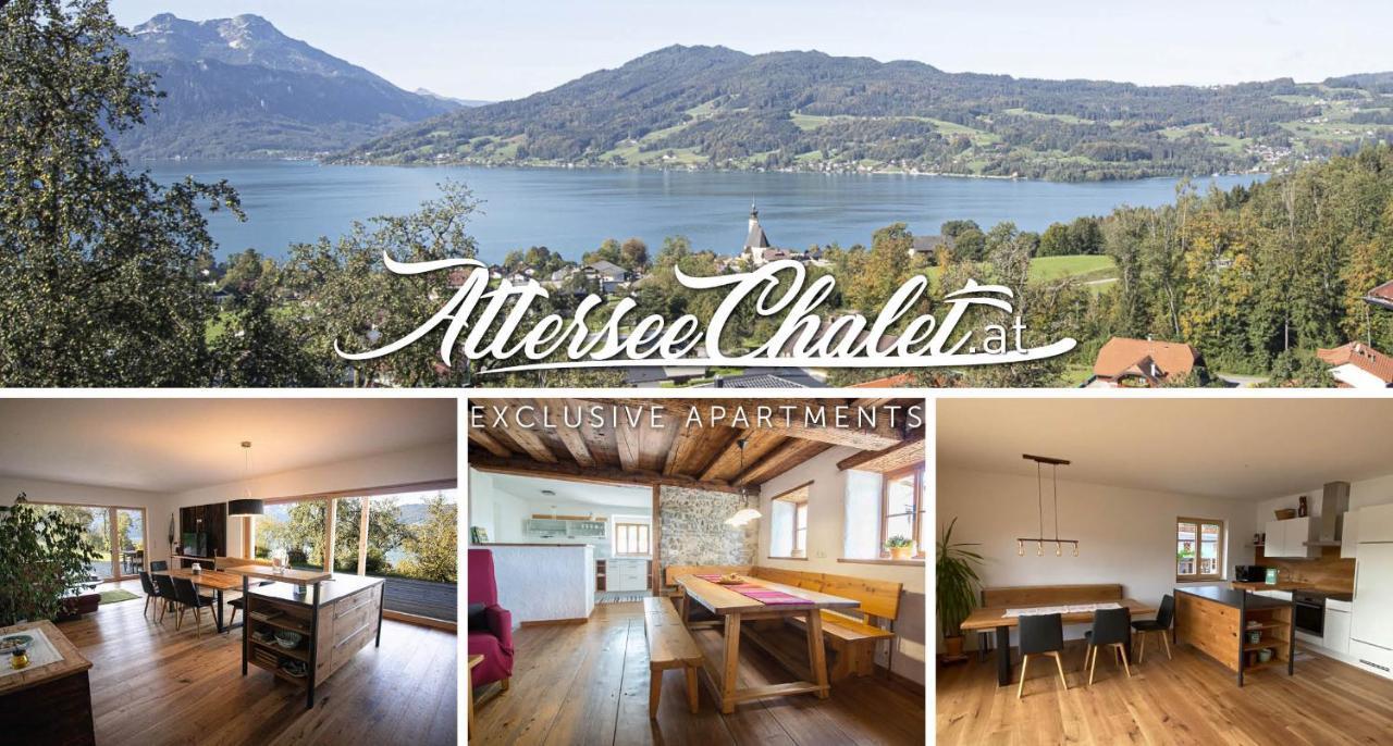 Attersee-Chalet Angermann Familie Spalt Daire Steinbach am Attersee Dış mekan fotoğraf