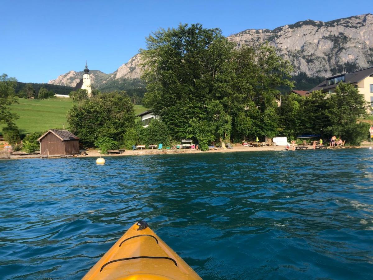 Attersee-Chalet Angermann Familie Spalt Daire Steinbach am Attersee Dış mekan fotoğraf