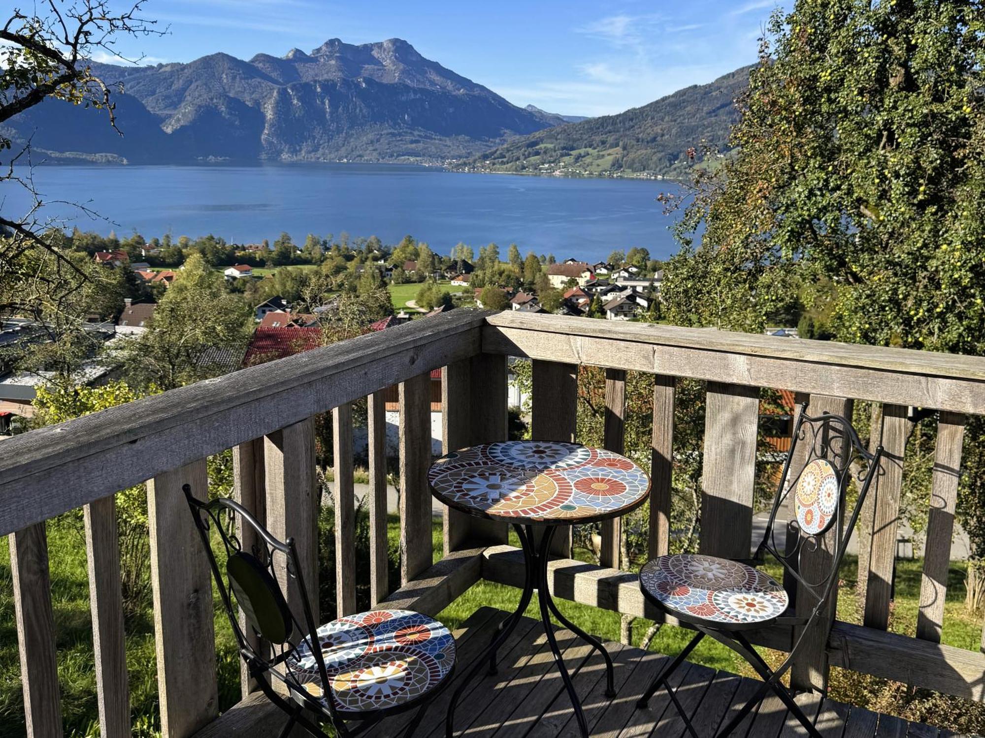 Attersee-Chalet Angermann Familie Spalt Daire Steinbach am Attersee Dış mekan fotoğraf